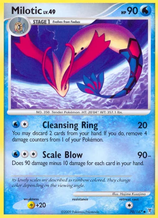 Milotic — Supreme Victors 70 Pokémon card