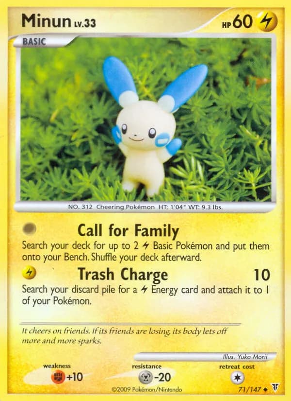 Minun — Supreme Victors 71 Pokémon card