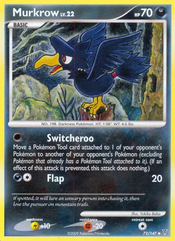 Murkrow — Supreme Victors 72 Pokémon card