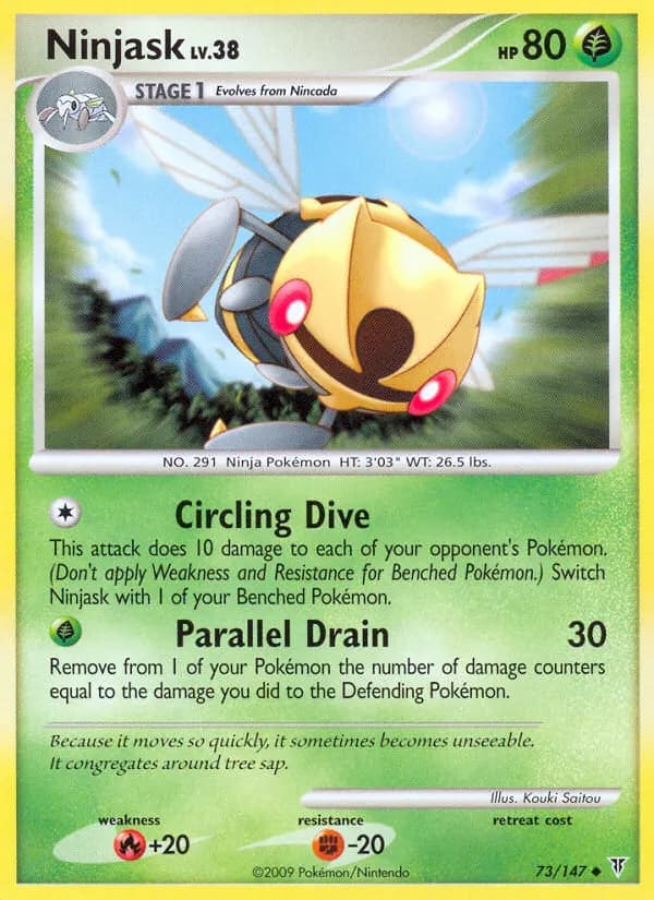 Ninjask — Supreme Victors 73 Pokémon card
