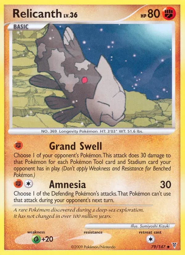 Relicanth — Supreme Victors 79 Pokémon card