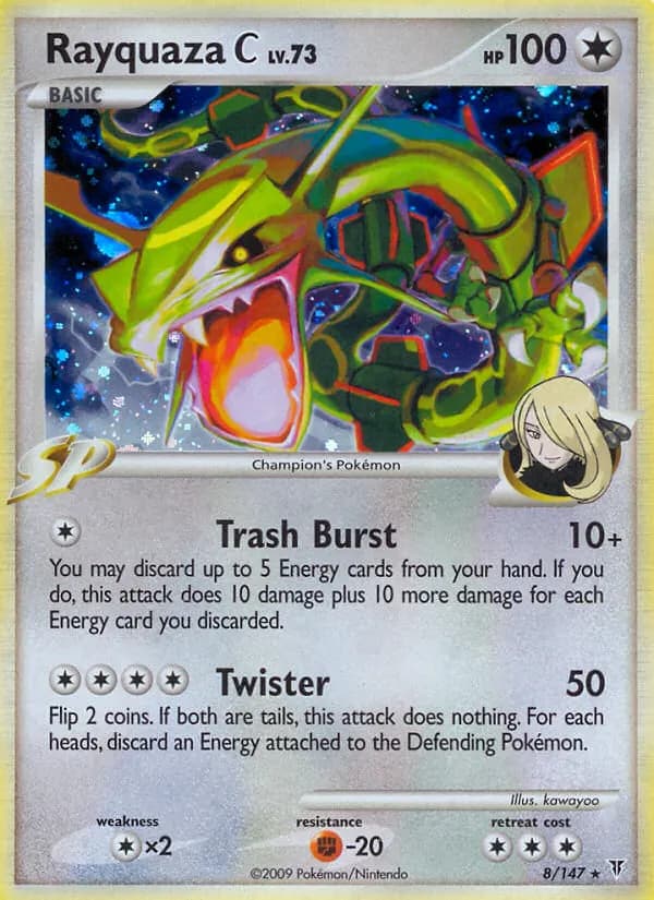 Rayquaza C — Ultimative Sieger 8 German Pokémon card