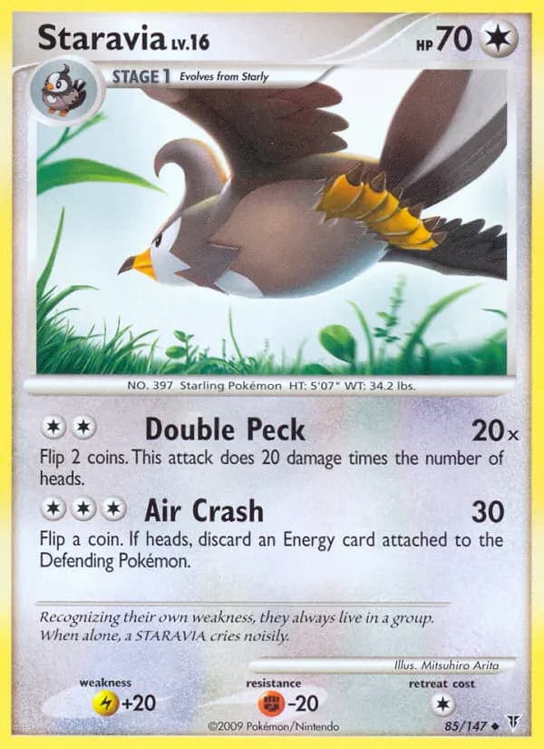 Staravia — Ultimative Sieger 85 German Pokémon card