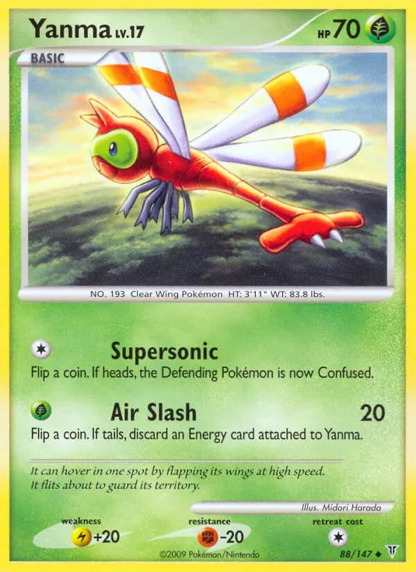 Yanma — Supreme Victors 88 Pokémon card