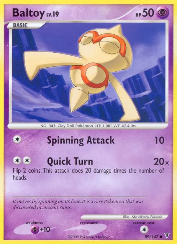 Baltoy — Supreme Victors 89 Pokémon card