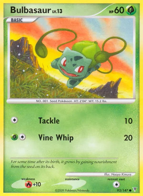 Bulbasaur — Supreme Victors 93 Pokémon card