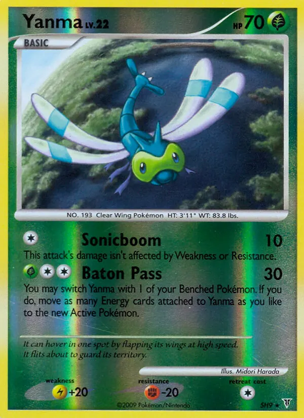 Yanma — Supreme Victors SH9 Pokémon card