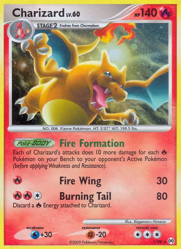 Charizard — Arceus 1 Pokémon card