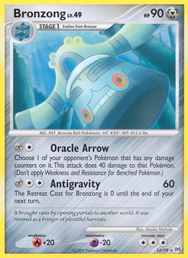 Bronzong — Arceus 14 German Pokémon card