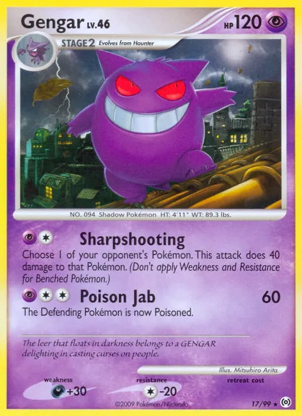 Gengar — Arceus 17 German Pokémon card