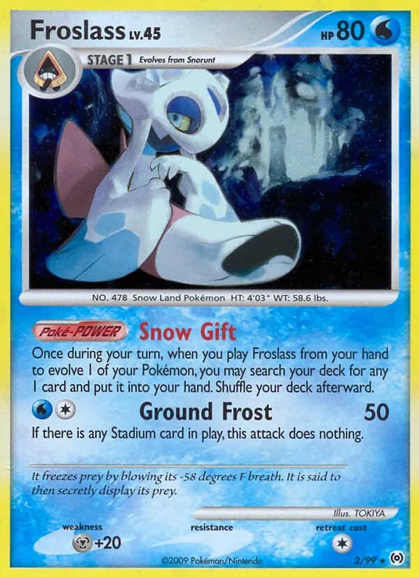 Frosdedje — Arceus 2 German Pokémon card