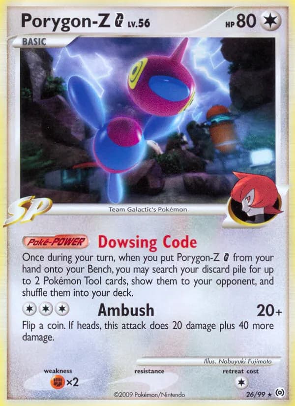 Porygon-Z G — Arceus 26 German Pokémon card