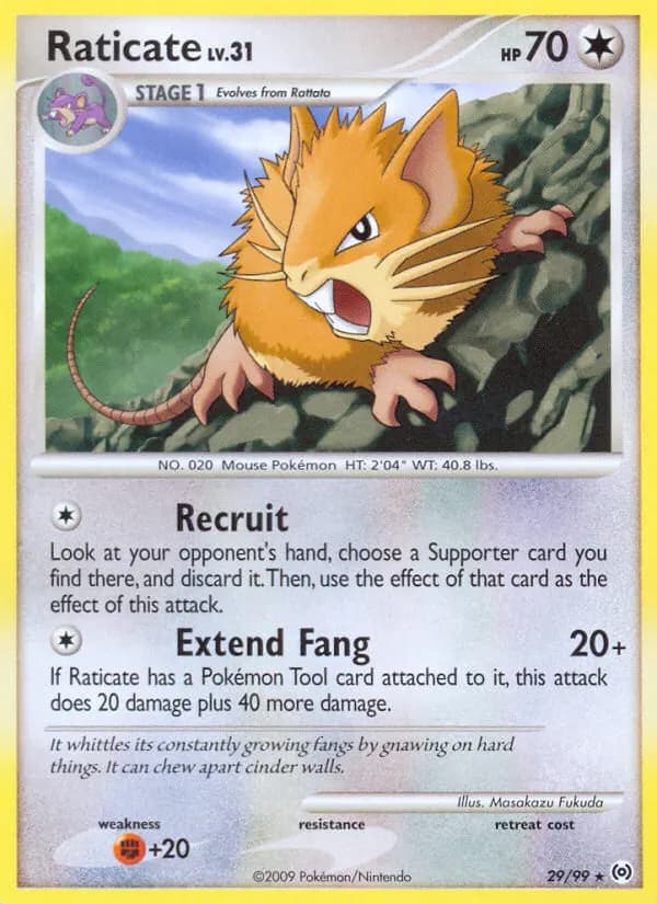 Raticate — Arceus 29 Pokémon card