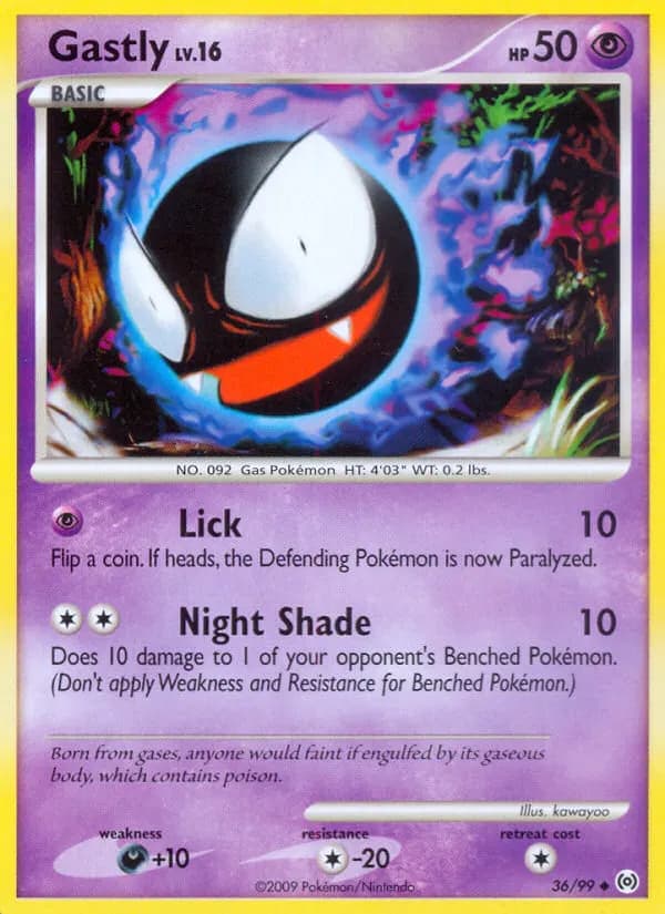 Nebulak — Arceus 36 German Pokémon card