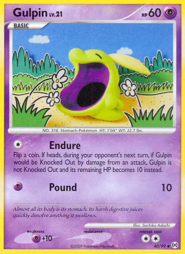 Schluppuck — Arceus 40 German Pokémon card