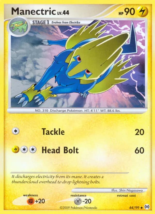 Manectric — Arceus 44 Pokémon card