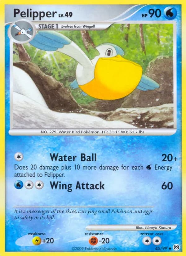 Pelipper — Arceus 45 German Pokémon card