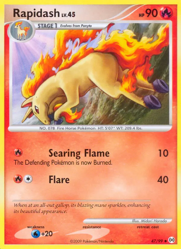 Gallopa — Arceus 47 German Pokémon card