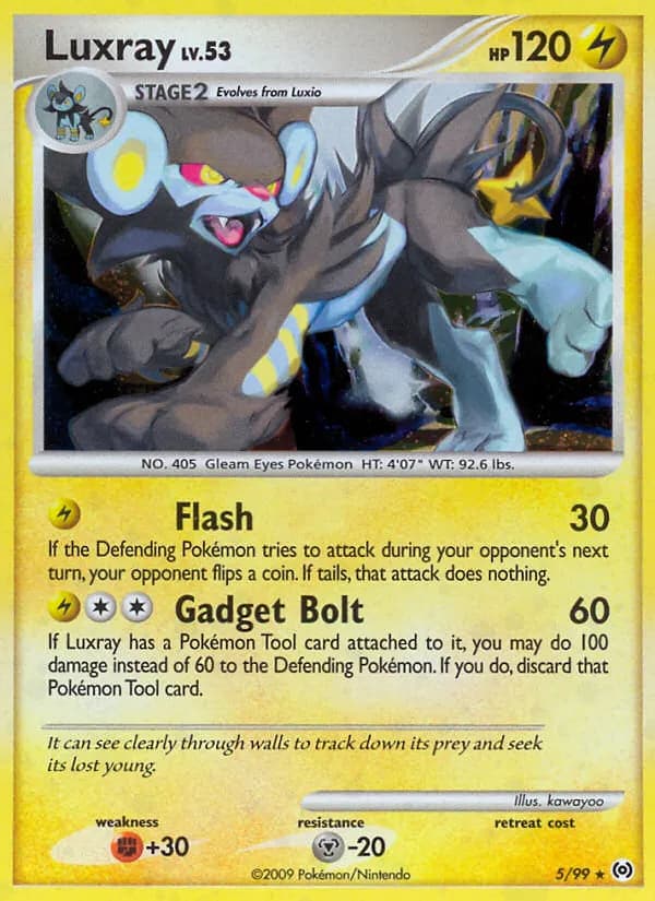 Luxtra — Arceus 5 German Pokémon card
