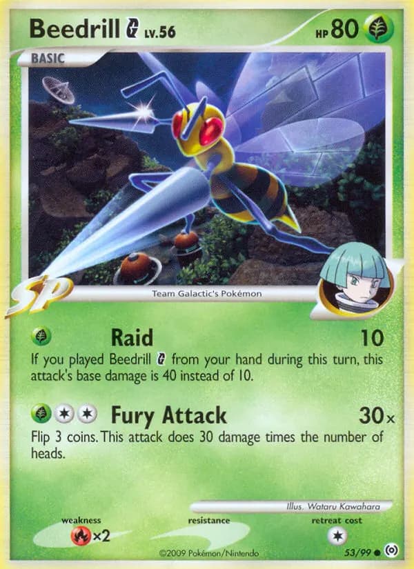 Bibor G — Arceus 53 German Pokémon card