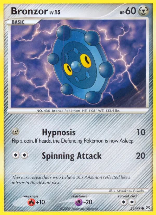 Bronzor — Arceus 54 Pokémon card