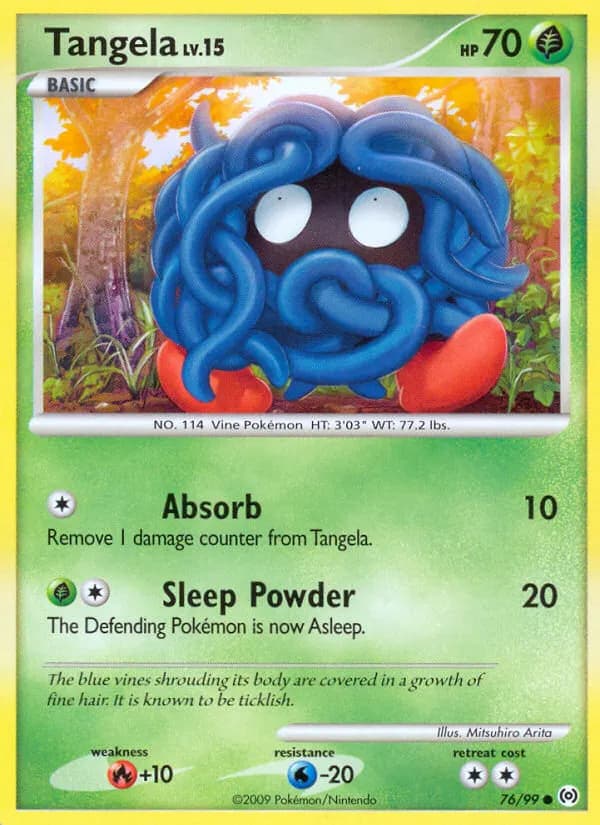 Tangela — Arceus 76 Pokémon card