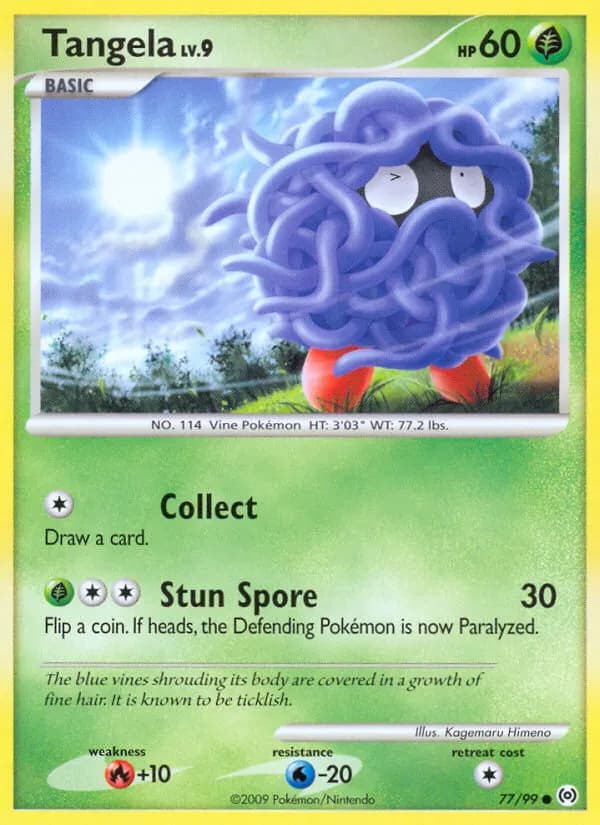 Tangela — Arceus 77 German Pokémon card