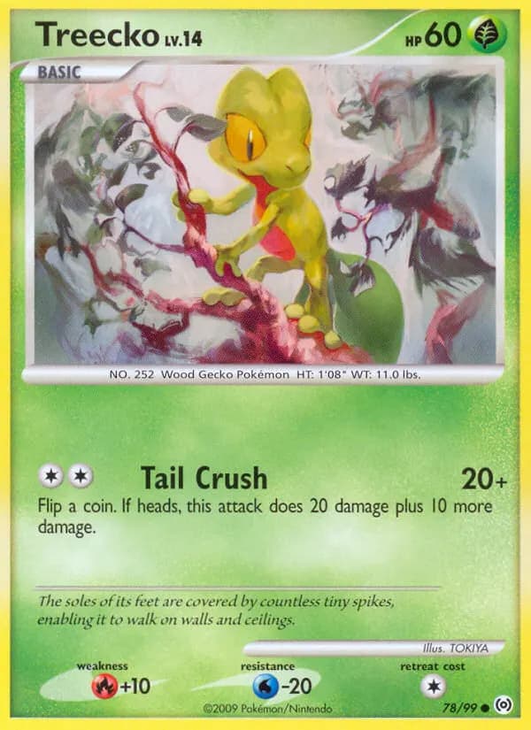 Treecko — Arceus 78 Pokémon card