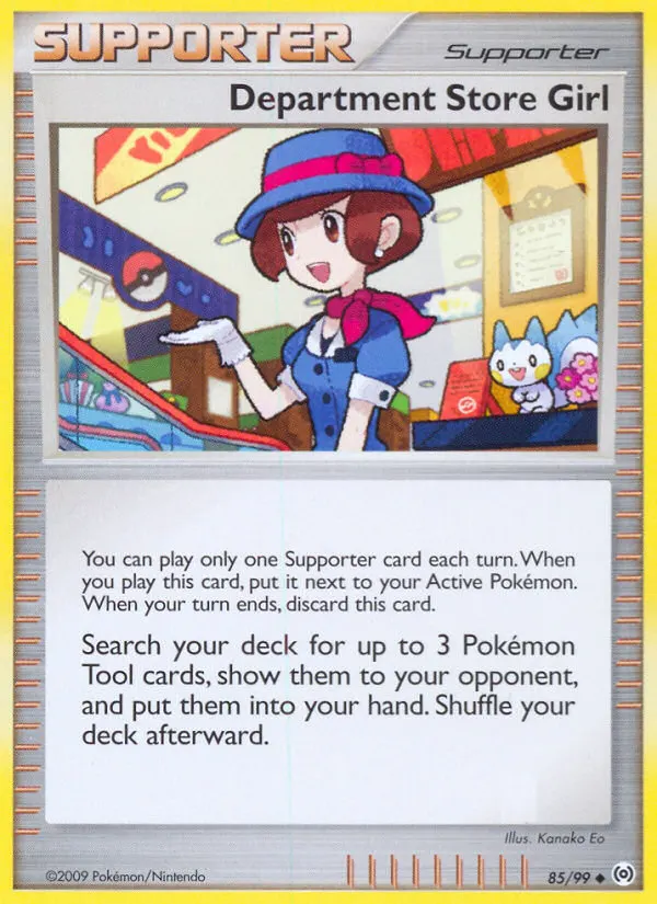 Department Store Girl — Arceus 85 Pokémon card