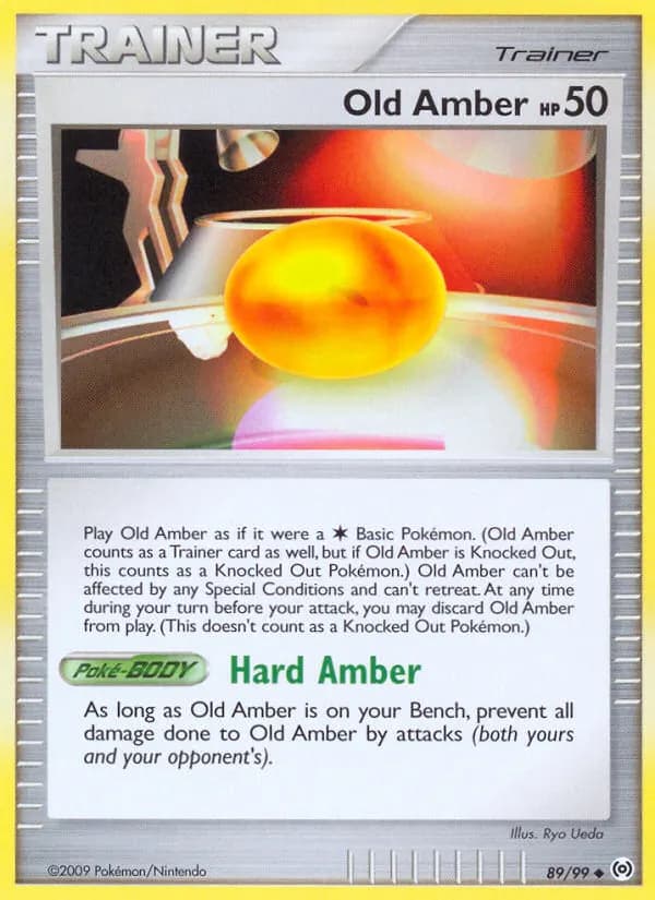 Old Amber — Arceus 89 Pokémon card