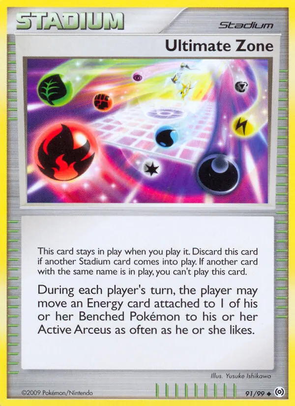Ultimativ-Zone — Arceus 91 German Pokémon card