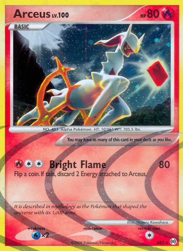 Arceus — Arceus AR3 German Pokémon card