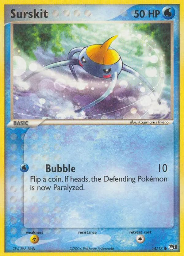 Surskit — POP Series 1 14 Pokémon card