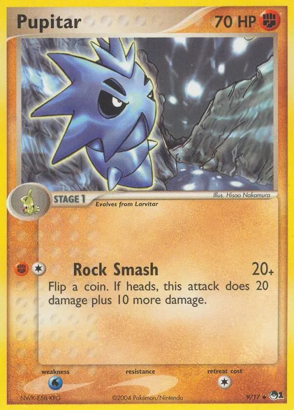 Pupitar — POP Series 1 9 Pokémon card