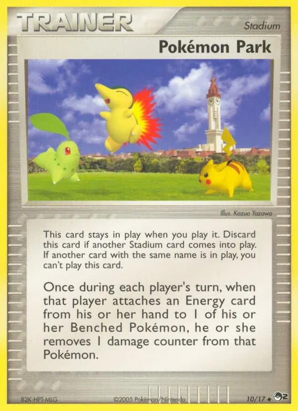 Pokémon Park — POP Series 2 10 Pokémon card