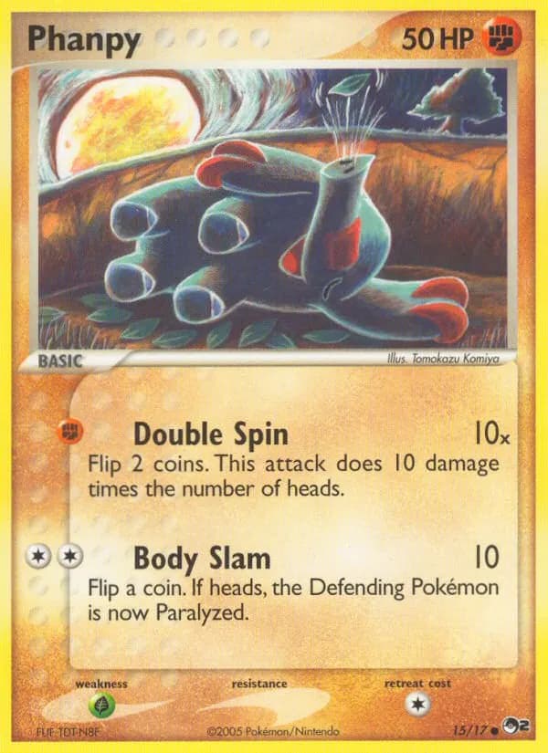 Phanpy — POP Series 2 15 Pokémon card