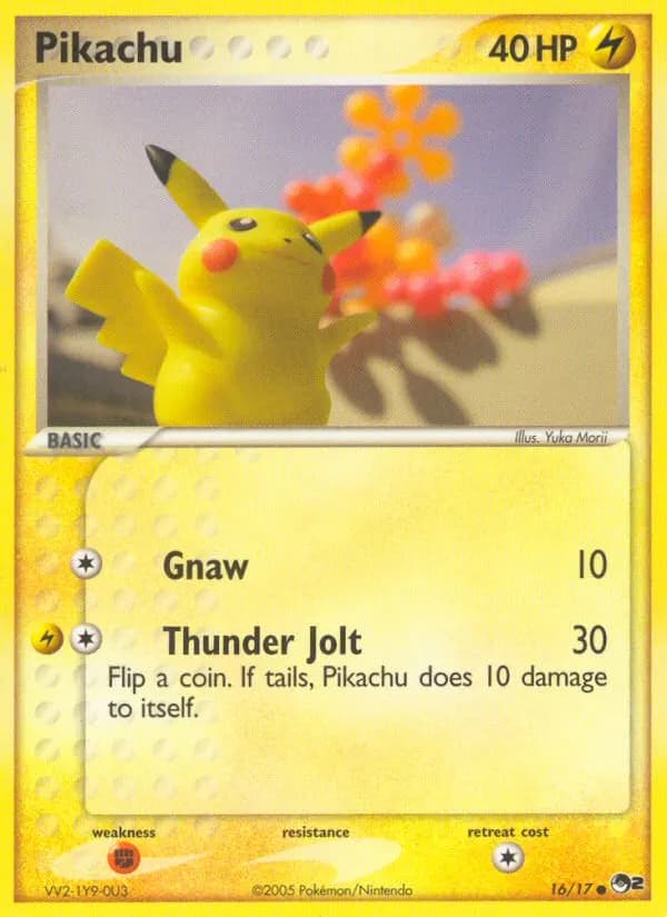 Pikachu — POP Series 2 16 Pokémon card