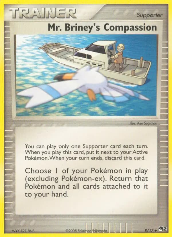 Mr. Bracks Mitgefühl — POP Serie 2 8 German Pokémon card
