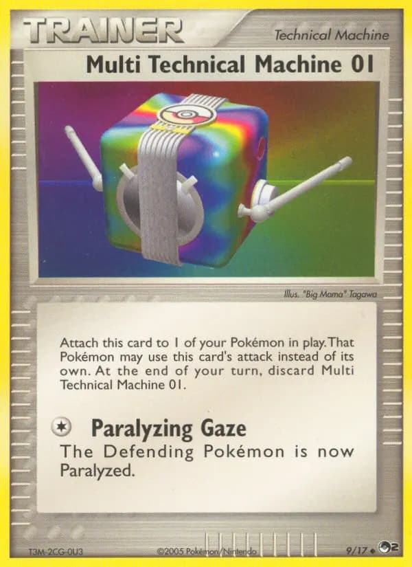 Multi Technical Machine 01 — POP Series 2 9 Pokémon card