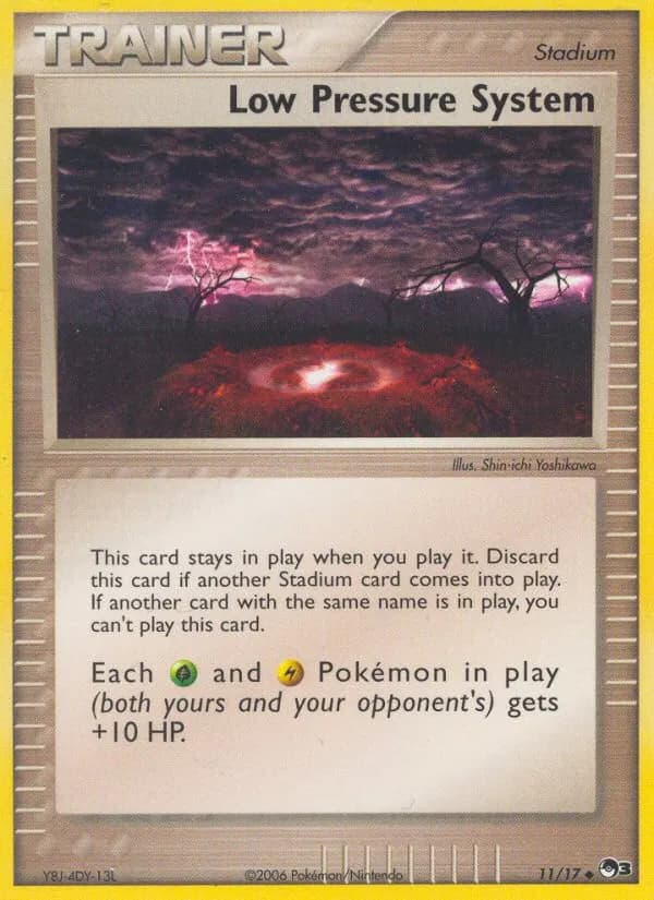 Tiefdrucksystem — POP Serie 3 11 German Pokémon card