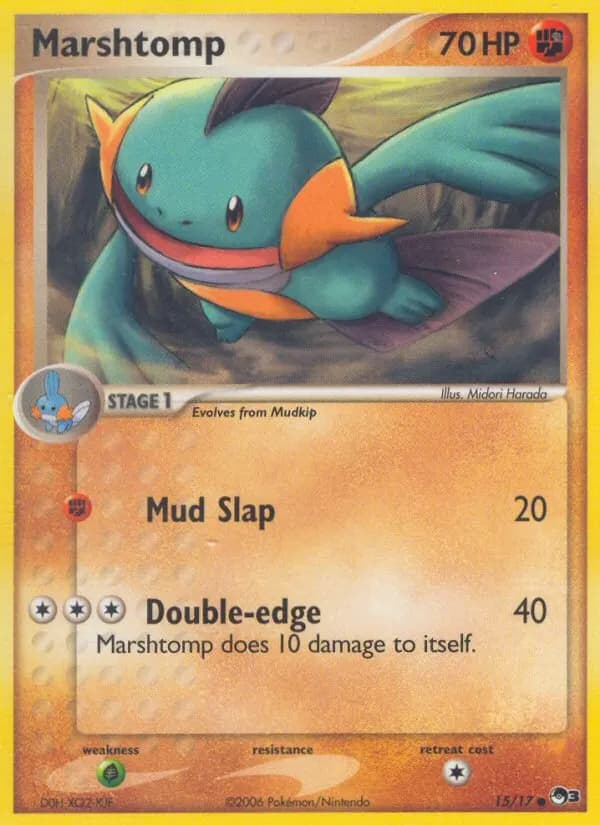 Marshtomp — POP Series 3 15 Pokémon card