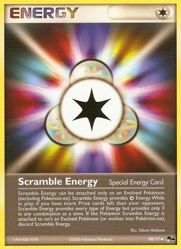 Scramble Energy — POP Series 4 10 Pokémon card