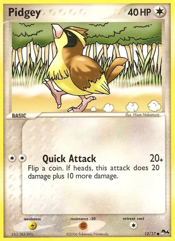 Taubsi — POP Serie 4 12 German Pokémon card