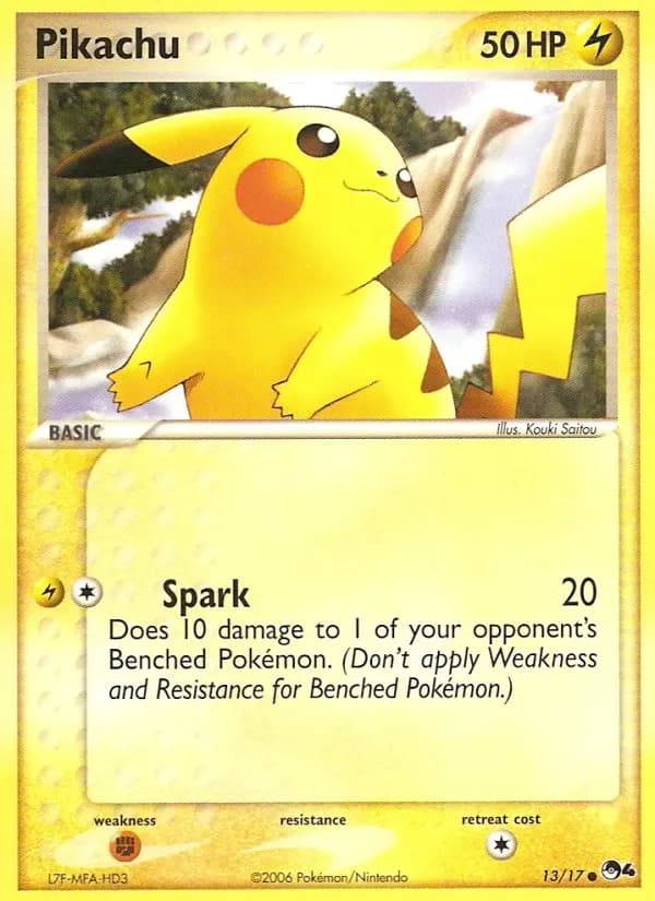 Pikachu — POP Series 4 13 Pokémon card