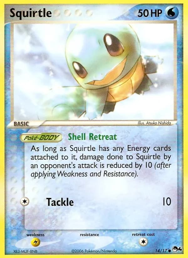 Squirtle — POP Series 4 14 Pokémon card