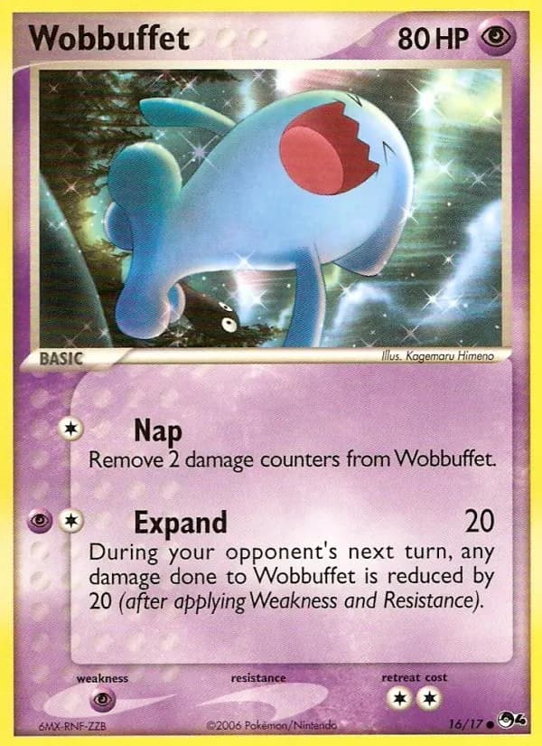 Wobbuffet — POP Series 4 16 Pokémon card