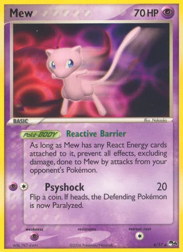Mew — POP Serie 4 4 German Pokémon card
