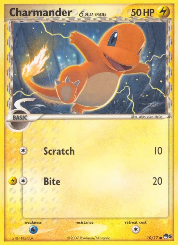 Charmander δ — POP Series 5 10 Pokémon card
