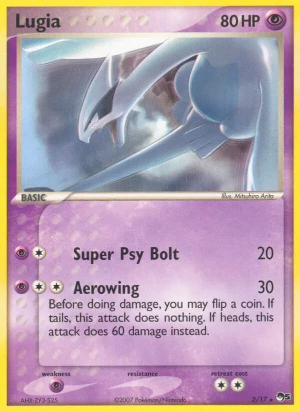 Lugia — POP Series 5 2 Pokémon card