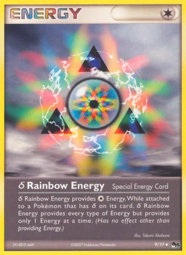 δ Rainbow Energy — POP Series 5 9 Pokémon card